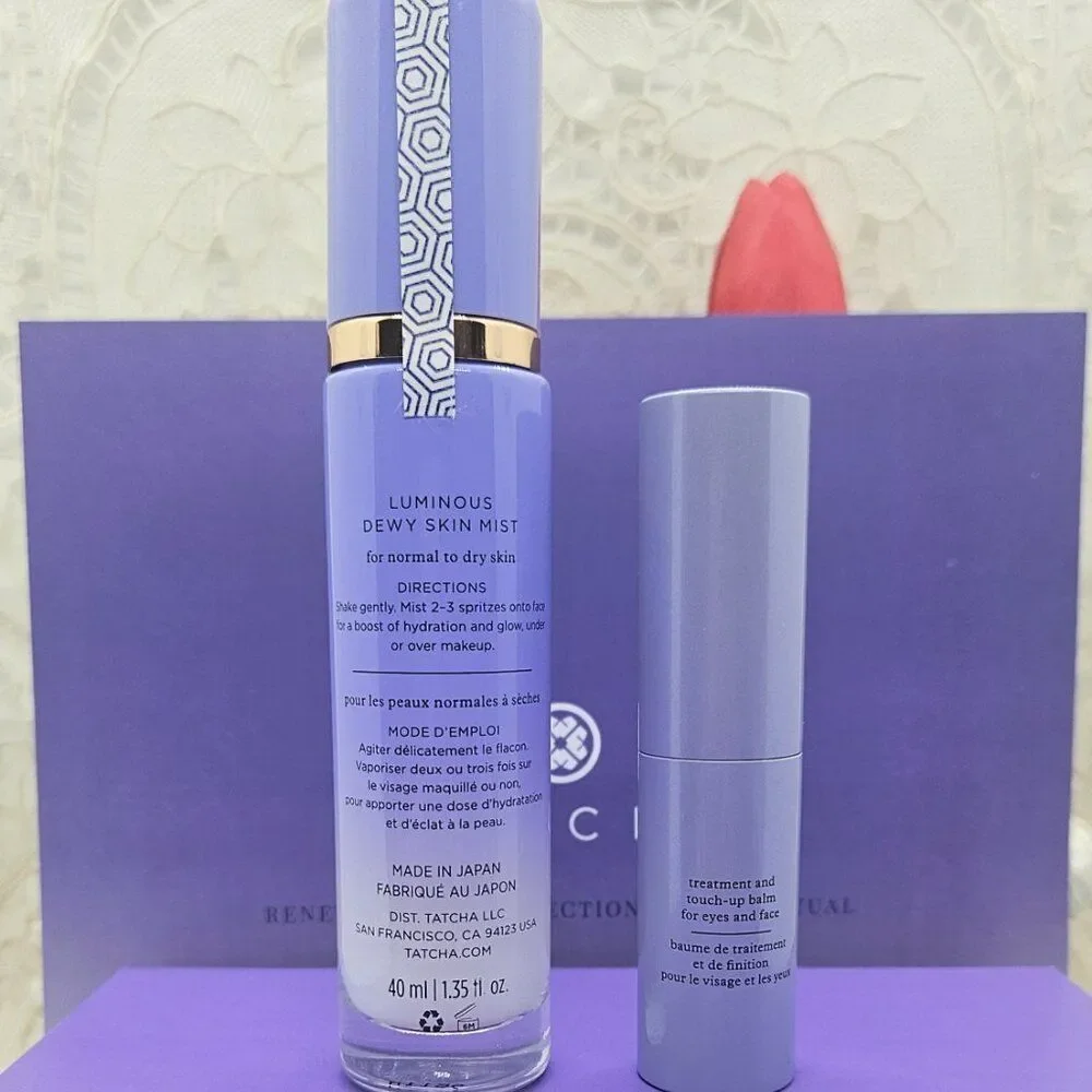 TATCHA Dewy Skin Mist & Serum Stick Set New